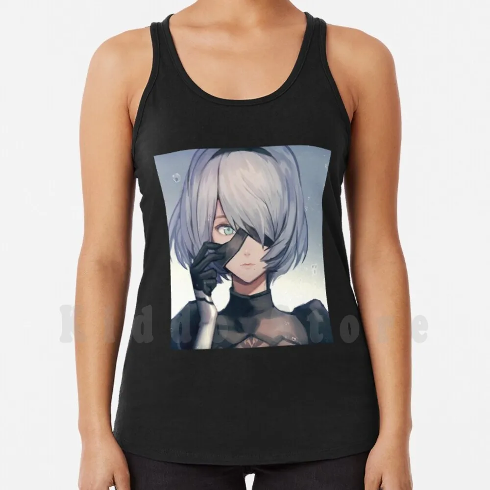 MOE 2B NieR Automata Anime T-Shirt Printing Men Tops, Milk Protein