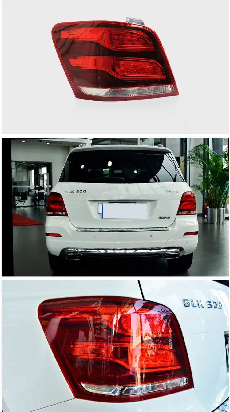 EOsuns автомобильный Стайлинг для Mercedes-Benz W204 GLK300 GLK350 GLK260 задний фонарь, стоп-сигнал, противотуманная фара заднего хода