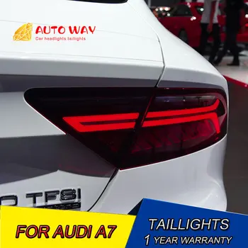 

Car Styling tail lights case for Audi A7 taillight 2012-2016 LED Audi A7 taillights Tail Lamp rear trunk drl+signal+brake+revers