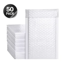 

50pcs Mailing Bubble Envelopes For Mailer Gift Packaging Self Seal Bag Bubble Padding White bags For Packaging