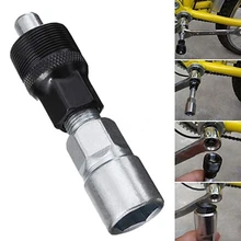 Manivela extrator de roda, prático, para bicicletas, mtb, suporte inferior, ciclismo, conjunto de pedal, removedor, ferramenta de reparo, prata