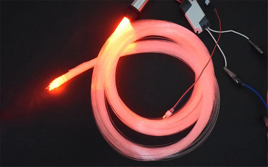 Автомобильный 12V 200 x RGB светодиодный волоконно-оптический Звездный потолочный светильник с дистанционным управлением