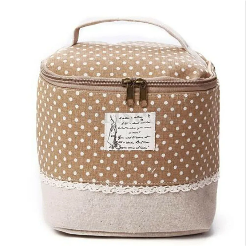 

Women Linen Cosmetic Makeup Bag Multifunctions Travel Toiletry Organizer Ladies Storage Bag Cosmetic Case Female Box Pouch