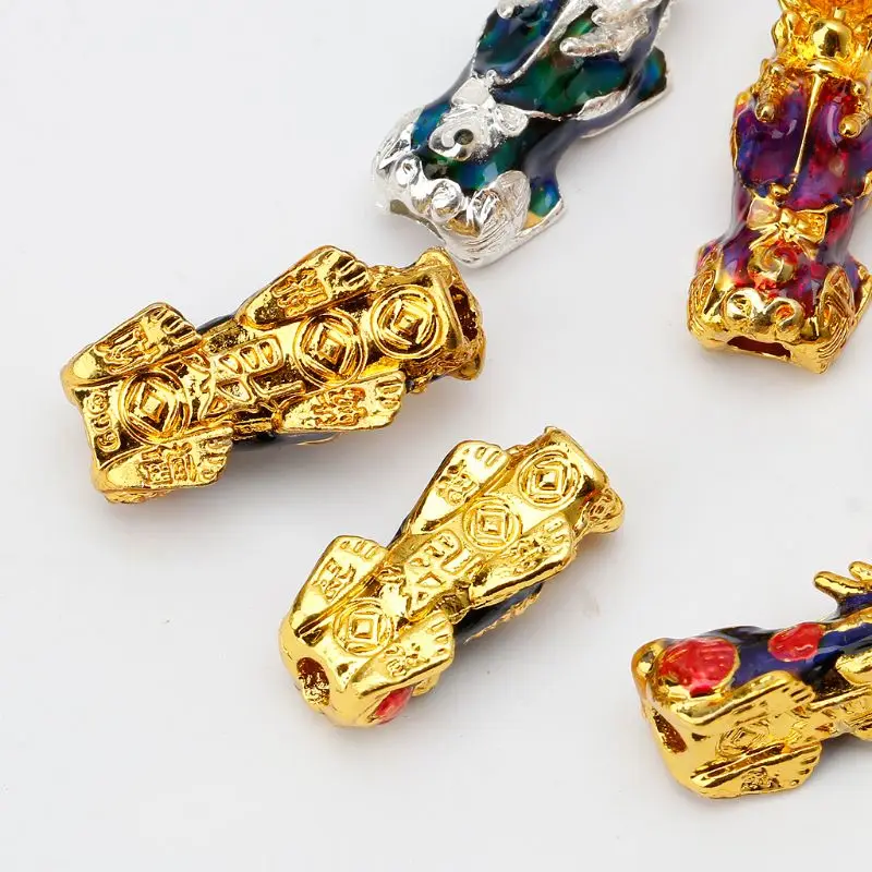 

Mood Temperature Color Change Chinese Pixiu Beads Lucky Amulet Jewelry Making Y4QB
