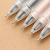 Mohamm 0.35mm Transparent Black Ink Gel Pen Office School Writing Student Supplies Stationery Random Color(1Pcs) ► Photo 3/5