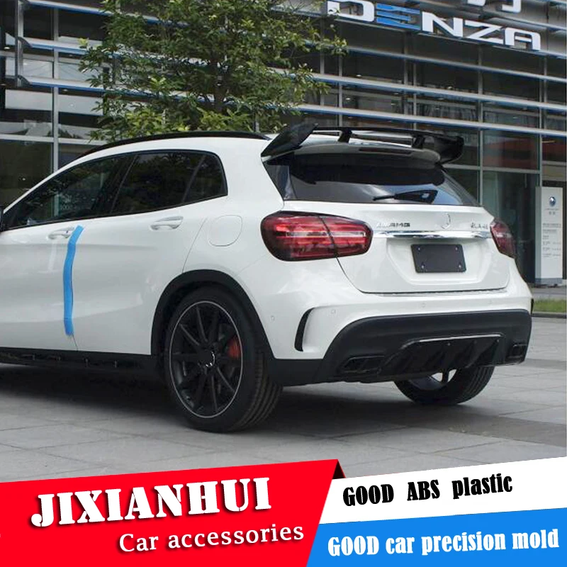 For X156 GLA200 Spoiler 2013-2017 Mercedes-Benz GLA250 GLA45 GLA260Spoiler ABS plastic Material Car Rear Wing Color | Автомобили и