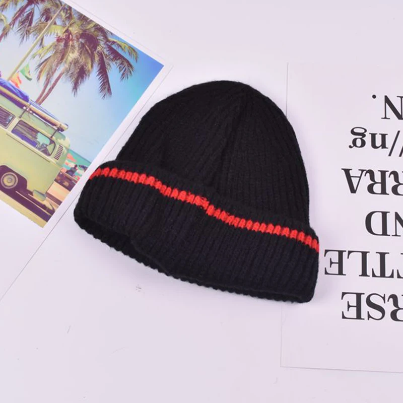

Unisex Beanie Hat Soft Knitted Hedging Caps Men Solid Warm Cashmere Winter Hats For Women Hip Hop Hat Ski Bonnet Female Autumn