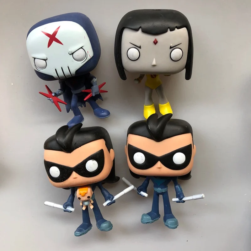 Оригинальный Funko pop Secondhand Titan - Robin флэш Виниловая фигурка Коллекционная модель