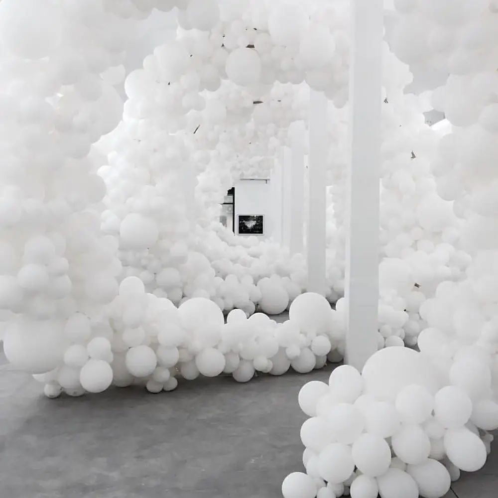 

5 "10" 12 "18" 36 " Matte Pure White Balloons Round White Art Shape Wedding Birthday Decoration Party Helium Balloons