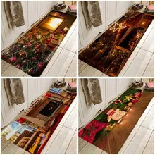 Рождество ковры и коврики Рождество коврики для Спальня Гостиная коврик для кухни, ванной, Противоскользящие коврики