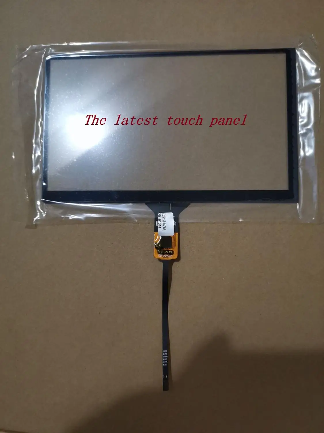  7 inch capacitive touch screen for car DVD navigation 164mm*99mm 6pin universal touch screen JY-GT9
