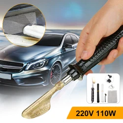Fer à lisser pour réparation de pare chocs de voiture, agrafeuse à chaud 220V prise ue outil de repassage du cuir, fer à souder électrique, vente en gros 