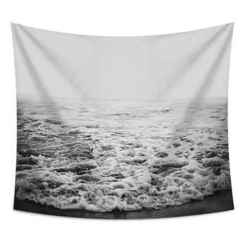 

Nordic Wall Hanging Tapestry Landscape Hippie Boho Decor Wall Cloth Tapestries Wall Blanket Hippie Ocean Waves Nature Sea Beach