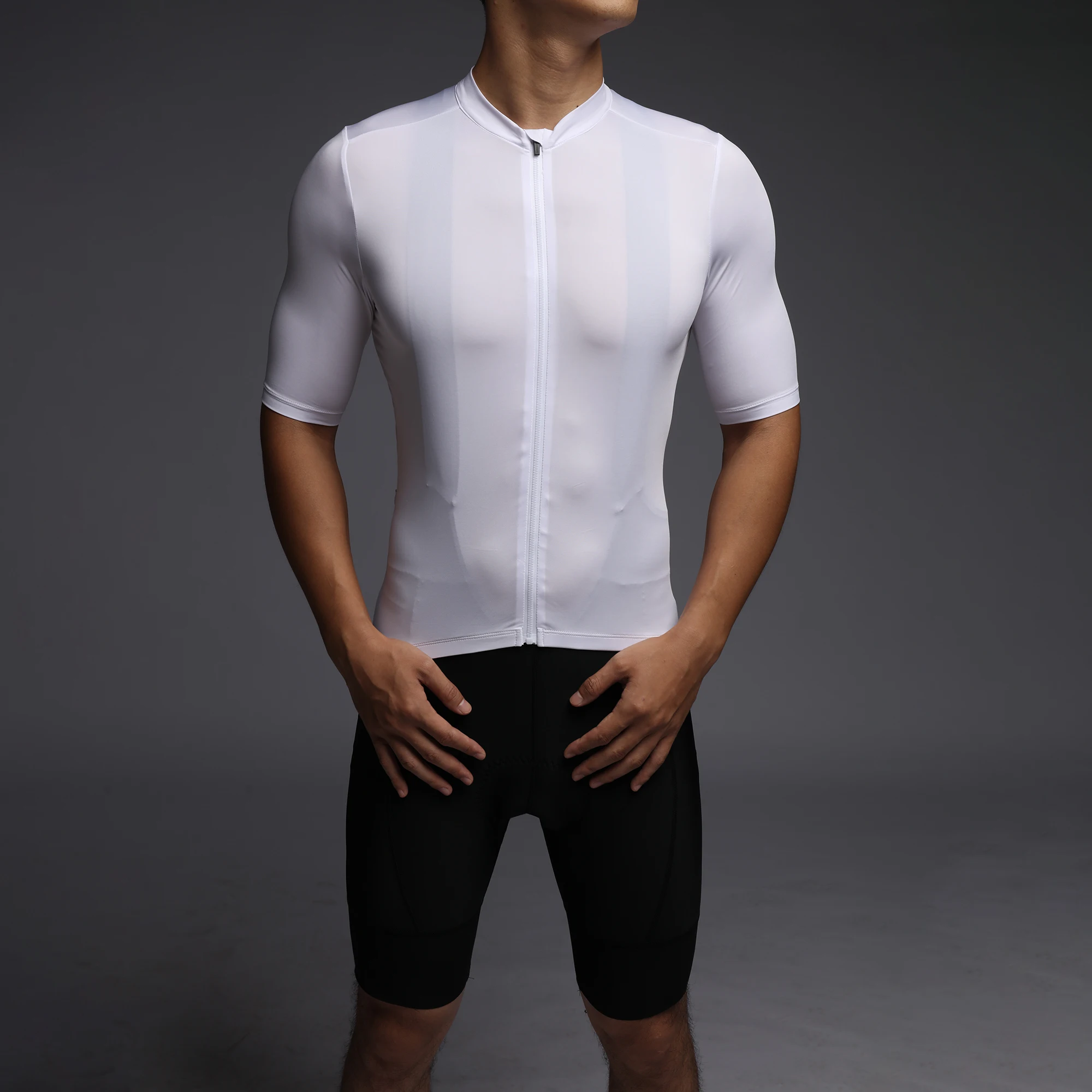 RISESBIK Cycling Jersey Man Race Fit Lightweight Bike Shirt Short Sleeve Mens Cycle Clothing Bicycle Clothes Tops UPF+50 4