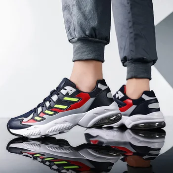 

Rommedal men's shoes shockproof lace breathable men's sports shoes height increase fashion dad shoes walking fitness shoes men