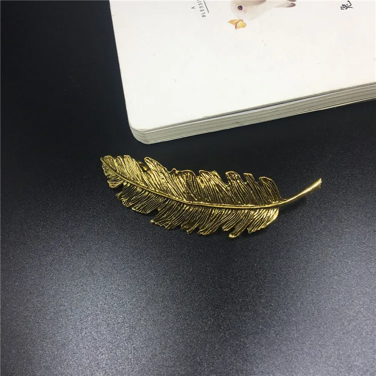 AliExpress утрирование сплав Перо Заколки сплав пружинный боковой зажим конский хвост Зажим повязка аксессуары для волос