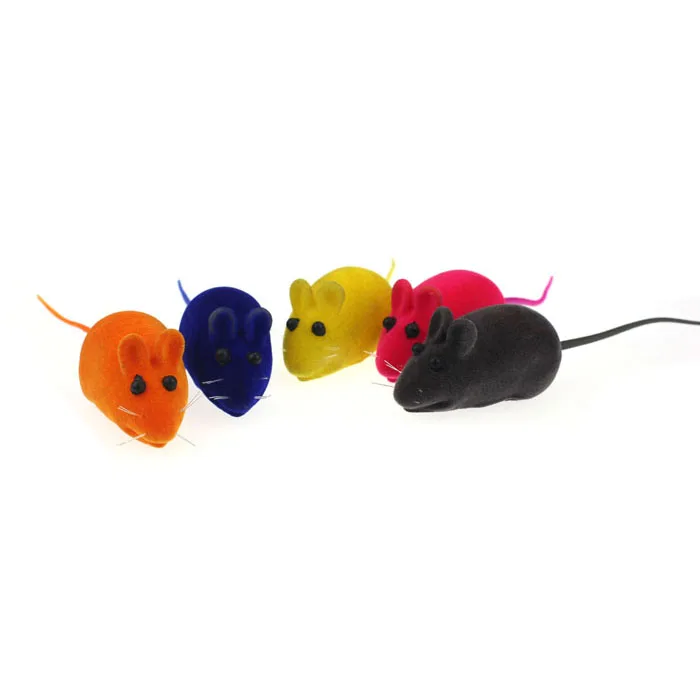 Игрушка для кошек, котят, домашних животных, ложная мышь, крыса, писк, звук, забавная виниловая вокальная мышь из флока, развивающие игрушки и хобби