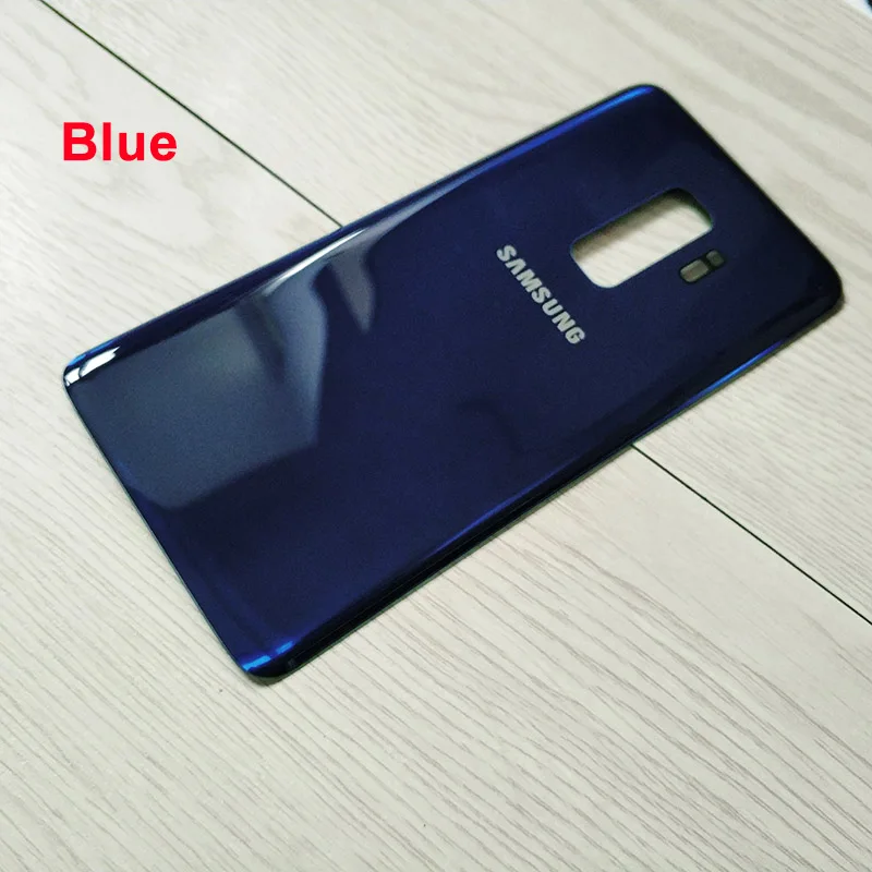 Чехол для телефона samsung Galaxy S9 Plus S9+ Крышка корпуса задней двери стеклянная Задняя крышка батареи Замена для samsung S9Plus