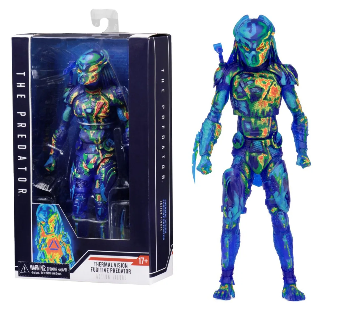 NECA Хищники тепловой видение беглый хищник ПВХ фигурка Коллекционная модель