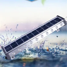 Супер яркий светодиодный светильник на солнечных батареях Уличный настенный светильник водонепроницаемый светильник для дома сада улицы лампа прожектор Гирлянда Декор