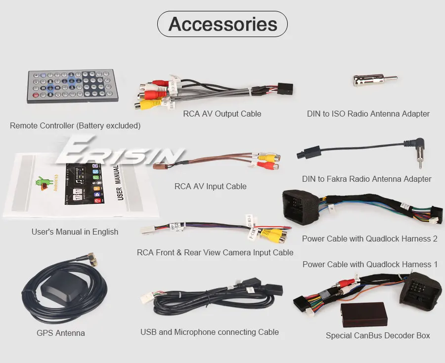 Cheap Erisin ES7710E 7" Android 9.0 Octa Core 4GB RAM Car DVD Radio BT for Mercedes Benz E/CLS/G Klasse W211 W219 26