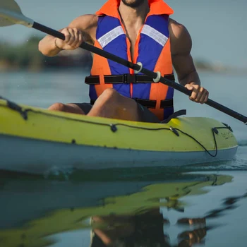 

Lixada Fishing Life Vest with Neck Support Water Sports Drifting Swimming Boating Surfing Sailing Kayaking Safety Vest Jacket