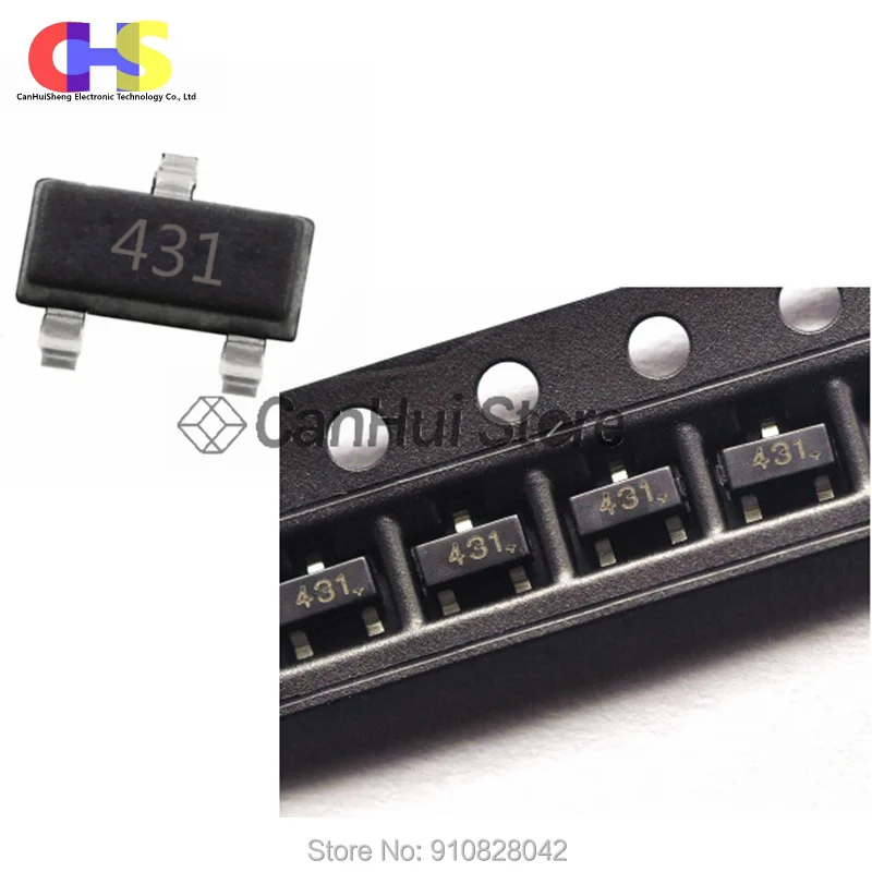 50 шт. TL431 431 CJ431 SOT 23 TL431A SOT23 SMD новый и оригинальный IC|Интегральные схемы| |