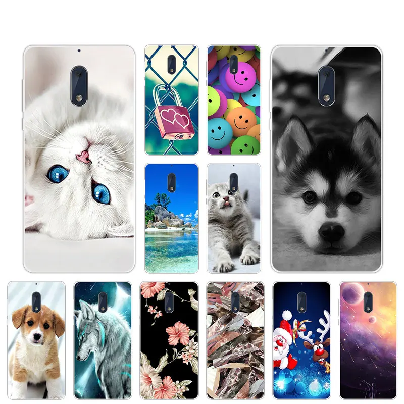 

For Nokia 6 5 2.1 3 3.1 7 Plus Ultra Clear Fashion Mobile Phone Case For Nokia 1 7.1 2018 TPU Anti Knock Back Protection Shell