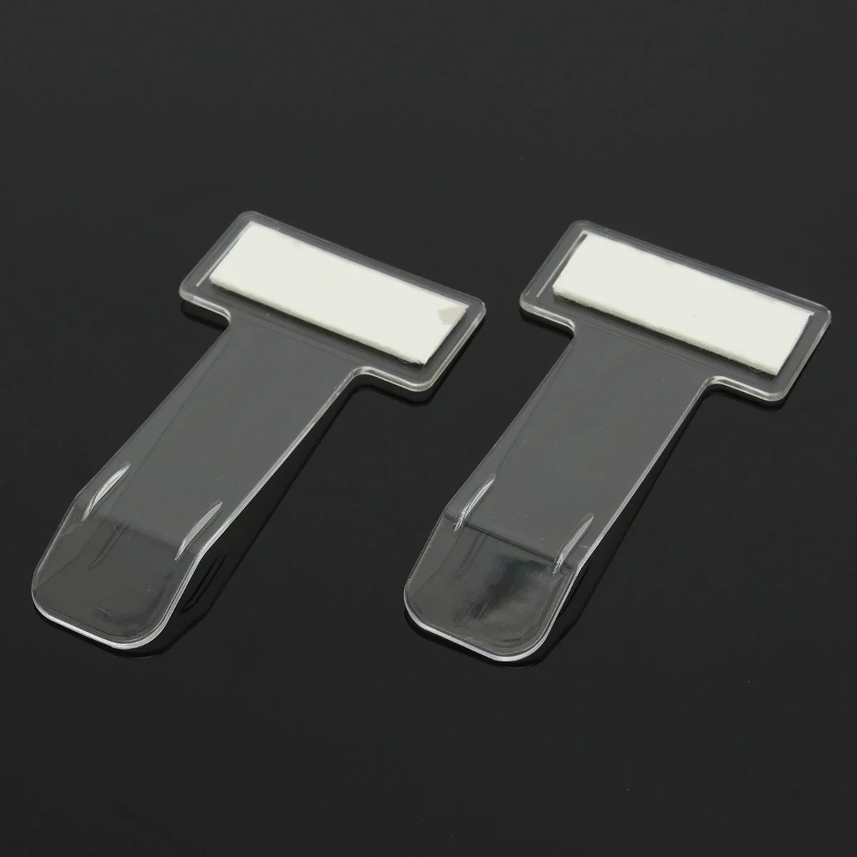 

Car Styling Accessories 2pcs/set auto Vehicle Parking Ticket Permit Holder Clip Sticker Windscreen Window Fastener for