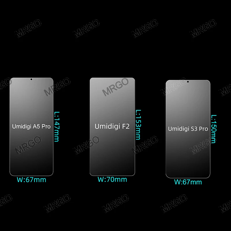 Закаленное стекло для Umidigi A5 Pro Glass F2 X Защита экрана Защитная безопасность Для S3