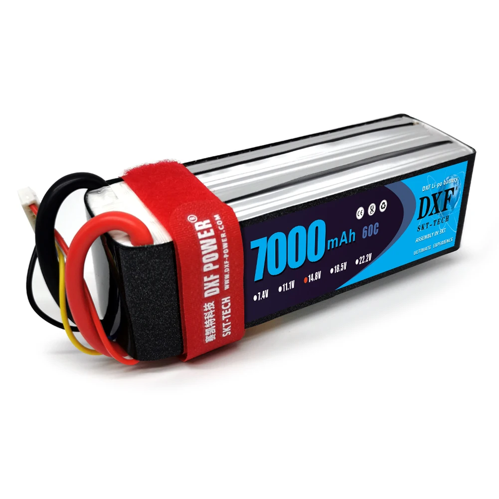 Батарея дистанционного управления DXF 14 8 V 7000mAh 60C 120C 4S LiPo Li Poly для вертолета