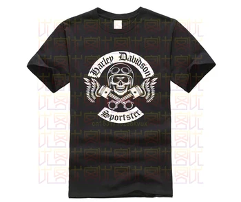 

New Tops 2020 Print Letters Men T-shirt T Shirt T-shirt Sportster Cruiser Chopper Motorcycle Rockers Family T Shirts Tees Casual