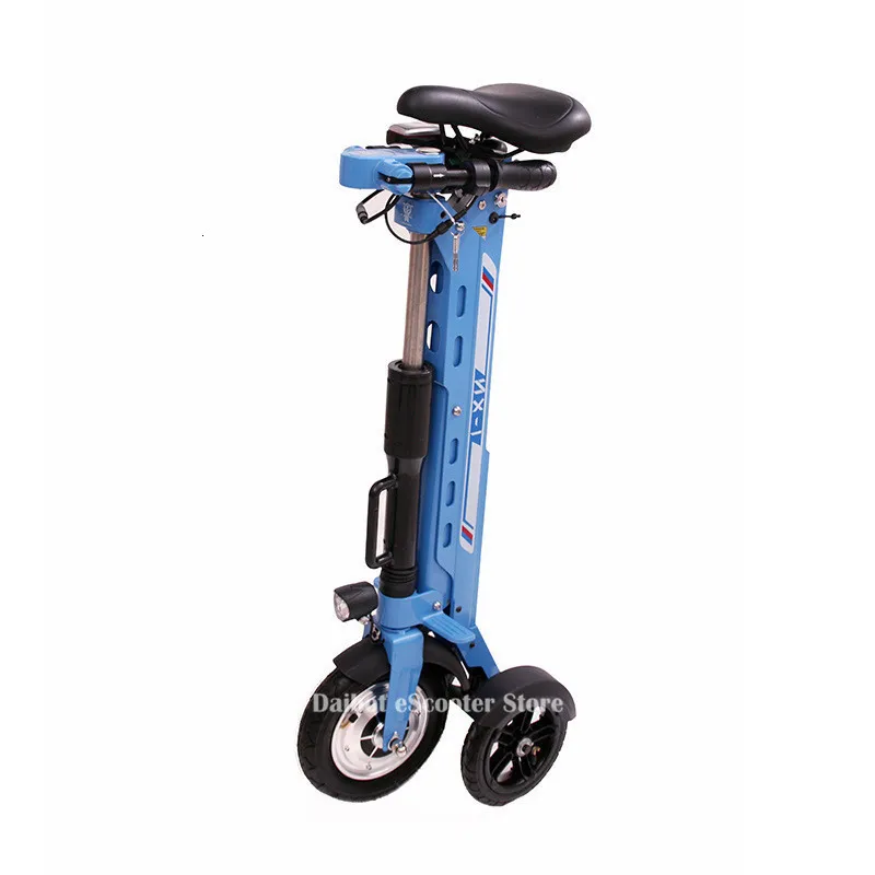 Daibot складной электрический велосипед 3 колеса электрические скутеры 36 В 350 Вт быстрый складной белый/синий/красный/черный/желтый мини электрический скутер