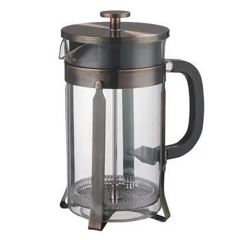

1Pc French Press Coffee Pot Coffee Press Glass Coffee Maker Brewer Accessories 600ml For Home For Cafe