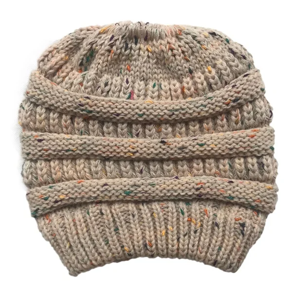 New Headwear Knitted Crochet Headband Turban Winter Ear Warmer Headwrap Elastic Hair Band for Women's Wide Hair Accessories - Цвет: beige without tag
