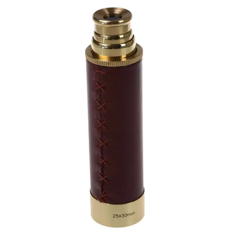 

Pocket telescope Brass 25x30 binoculars Monocular Telescope Hand telescope in gold
