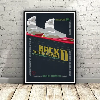 

Back To The Future movie Art Canvas Painting Poster Home Decor