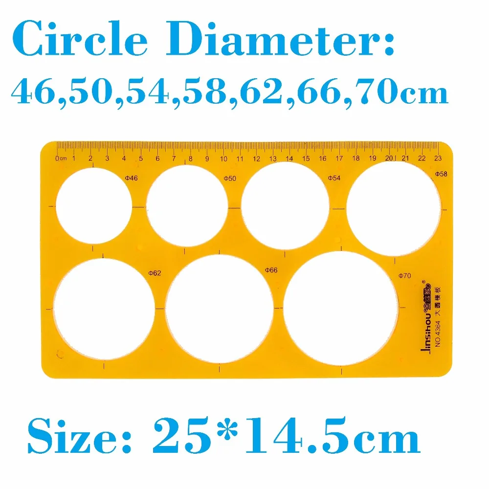 Dodelijk medley En team Grote Cirkel Tekening Sjabloon Kreisschablone Cirkel  Diameter(46,50,54,58,62,66,70 Cm); Geen 4364 - AliExpress