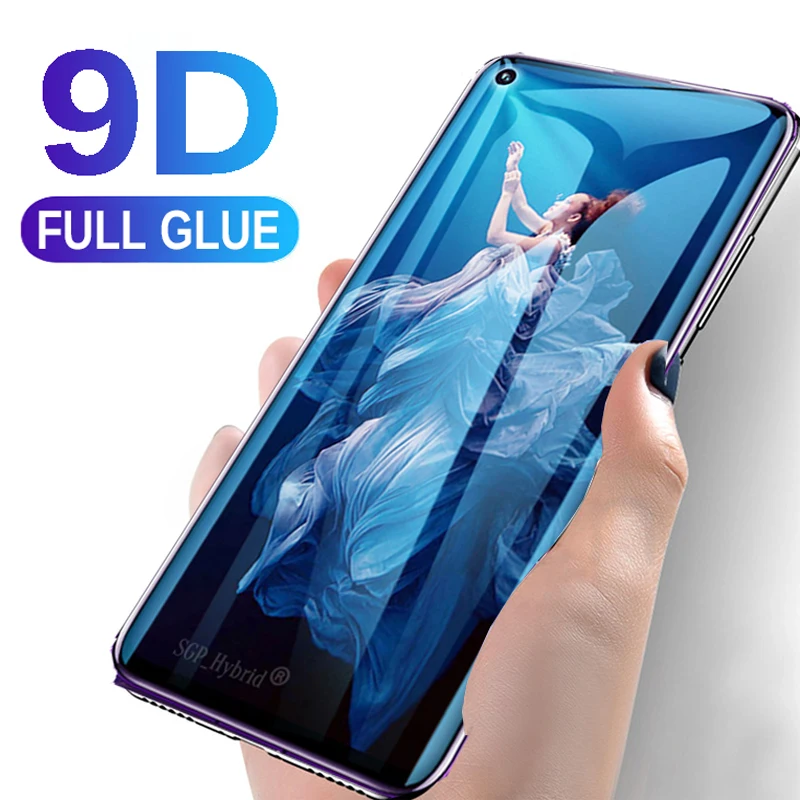 

9D Full Glue Tempered Glass For Huawei P30 Lite P20 Pro Screen Protector Film On Honor 10 Lite 20 10i 8A 8S Protective Glass