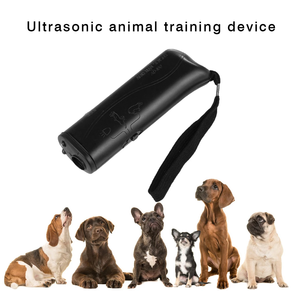 Pet Dog Repeller Anti Barking Stop Bark Training Device Trainer LED Ultrasonic 3 in 1 Anti Barking Ultrasonic dog repeller