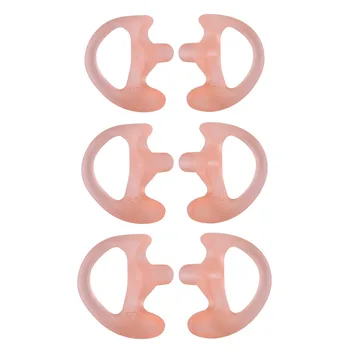 

Universal Replacement Soft Silicone Open Ear Insert Earmould for Two Way Radio Coil Tube o Kits UV-5R UV-B6 BF-888S UV-B5 (l