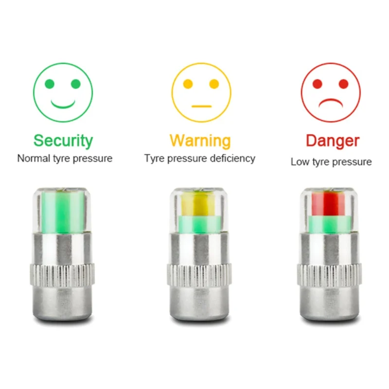 

Car Styling 2.5bar Car Tyre Tire Pressure Valve Stem Caps Sensor Eye Air Alert Tire Pressure Monitoring Tools Kit