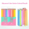 Marco Macaron Series Colored Pencils 12/24 Colors Non-toxic Color Pencil lapis de cor Art Painting Color Pencil Stationery 9100 ► Photo 3/6