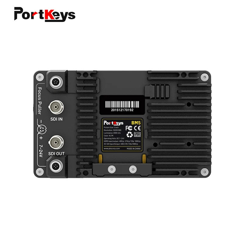 US $499.00 Portkeys BM5 II On Camera Field Monitor 2200nit 3G SDI 4K HDMI Super Bright Camera Control Touch Screen FHD On Camera Monitor