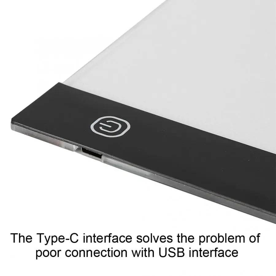 Высокое качество A3TY-X A3 2500LUX TYPE-C интерфейс IP65 Водонепроницаемый анимационная копировальная доска светодиодный коврик для трассировки