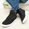 2022 Hot Men Shoes Fashion Warm Fur Winter Men Boots Autumn Leather Footwear For Man New High Top Canvas Casual Shoes Men856 ► Photo 3/5