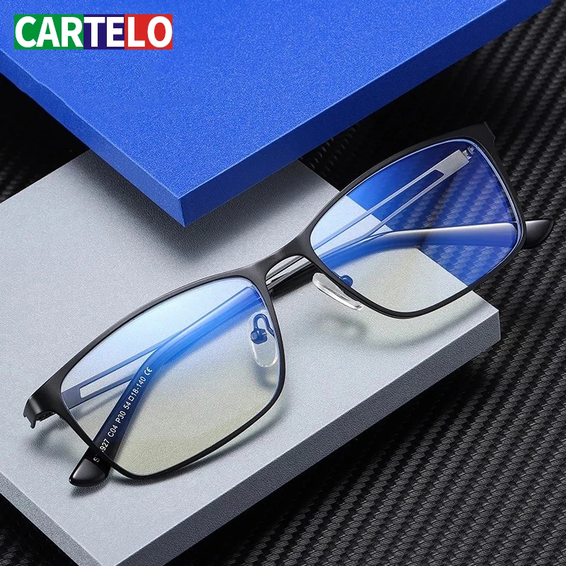 

CARTELO Blu-ray glasses transparent frame for women luxury brand anti-blue light glasses classic computer glasses women