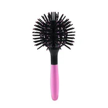 

3D Spherical Hair Comb 363 Degree Anti-Static Hair Curler Pear Flower Length Hairdressing Hair Style Comb