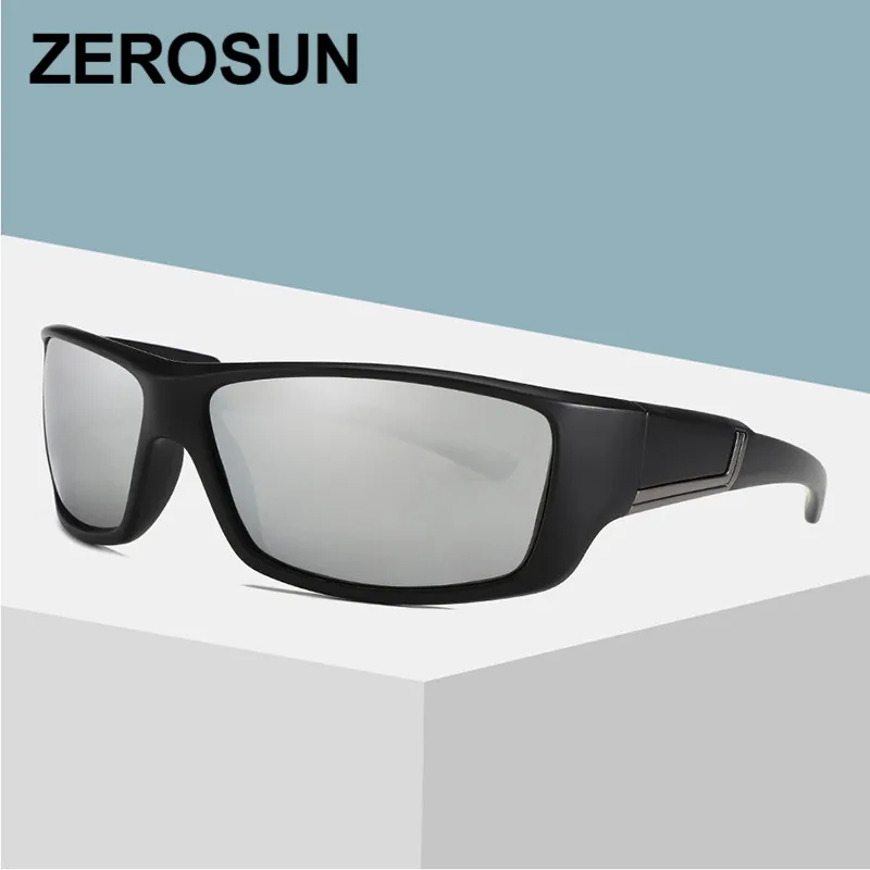 Zerosun, поляризационные очки для вождения, для мужчин и женщин, HD, Полароид, солнцезащитные очки, для мужчин, анти-Защита от солнца, отражающий чехол, оправа UV400, PC, ультра-светильник