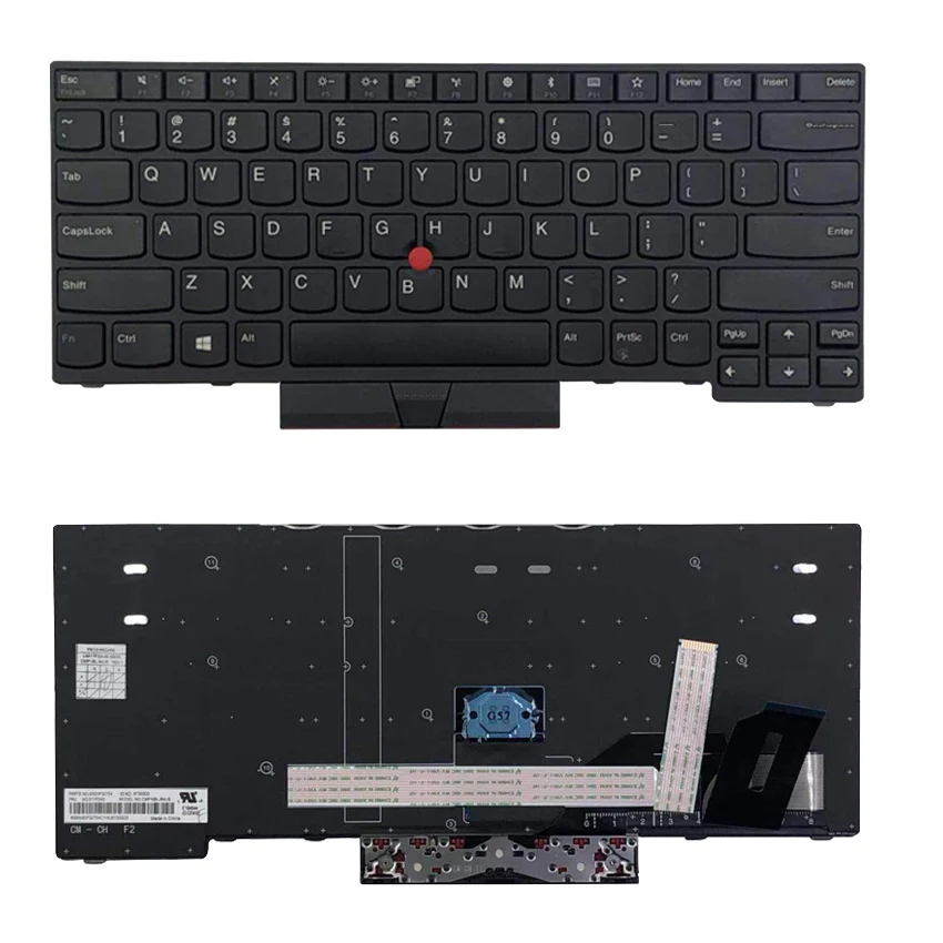 Английская клавиатура для Lenovo Thinkpad E480 E490 T480S L480 L380 Yoga T490 T495 L390 L490 P43s 01YP320 01YP240